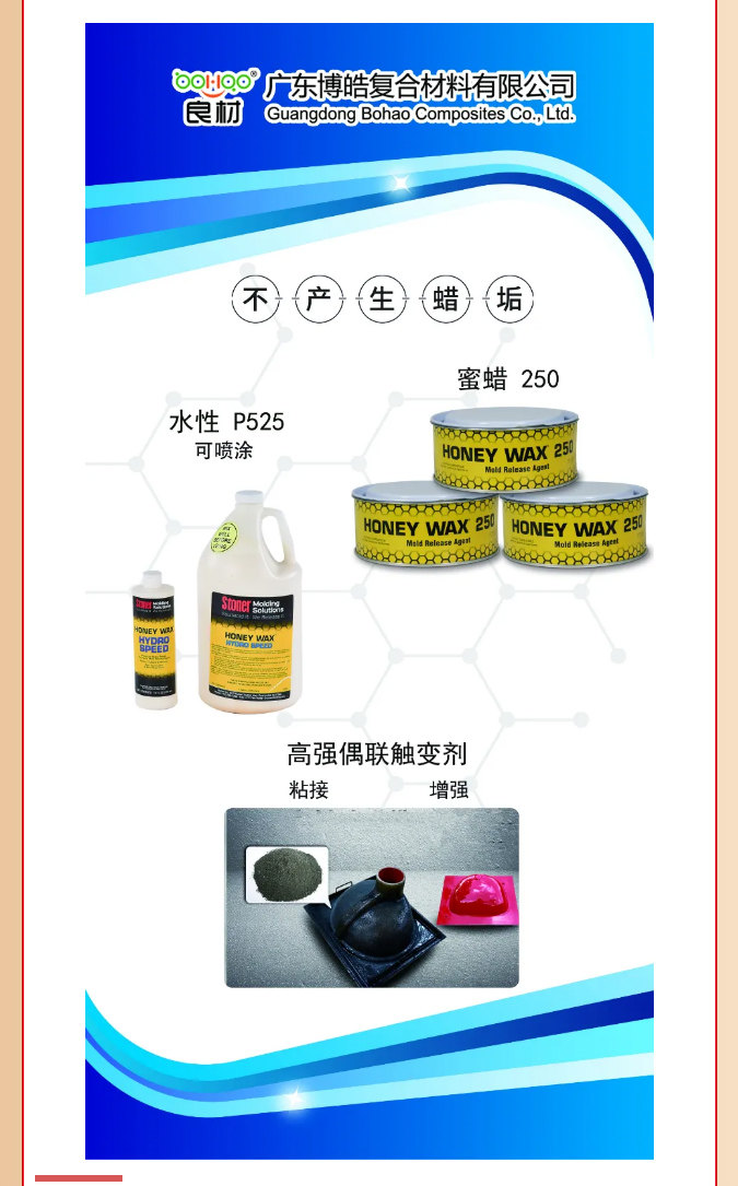 第26屆復(fù)材展廣東博皓熱推產(chǎn)品：美國(guó)Stoner脫模劑、高強(qiáng)偶聯(lián)觸變劑